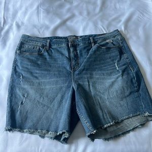 Torrid Bermuda Jean Shorts